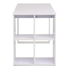 Vidaxl Pisalna miza 120x60x75 cm bela