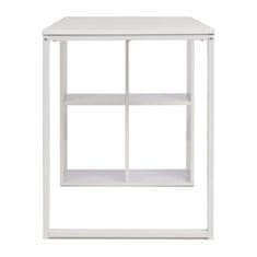 Vidaxl Pisalna miza 120x60x75 cm bela