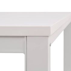 Vidaxl Pisalna miza 120x60x75 cm bela