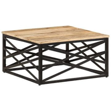 Vidaxl Klubska mizica 68x68x35 cm trden mangov les