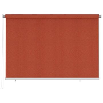 Vidaxl Zunanja rolo senčila 225 (Š) x 140 (V) cm terakota HDPE