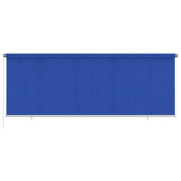 Vidaxl Zunanja rolo senčila 405 (Š) x 140 (V) cm modra HDPE