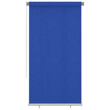 Vidaxl Zunanja rolo senčila 125 (Š) x 230 (V) cm modra HDPE