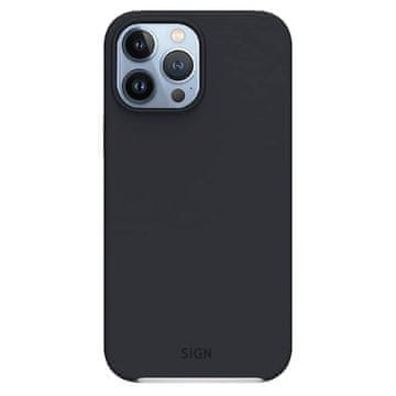 Sign Tekoči silikonski ovitek za iPhone 13 Pro - črn
