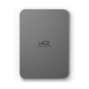 LaCie mobile drive secure 4 TB zunanji trdi disk, USB-C 3.2, zaščita z geslom