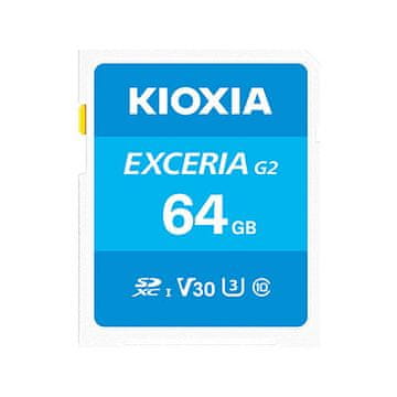KIOXIA EXCERIA G2 SD kartica 64 GB SDXC UHS-I, class 10, V30