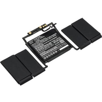 2-Power Baterija za MacBook Pro 13 A1706 Touch Bar, 11.4V 4300mAh