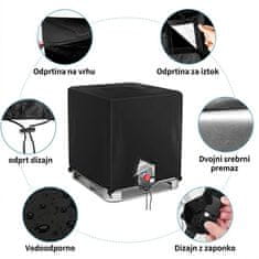 Smania Zaščitna prevleka za IBC cisterno 1000 L TankGuard - Črna