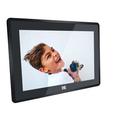 Kodak RCF106H digitalni foto okvir, 25,65 cm (10,1"), IPS zaslon na dotik, Wi-Fi, črn