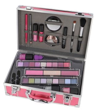 Alltoys Zmile kozmetični kovček Marry Berry z ogledalom, 38-delni set