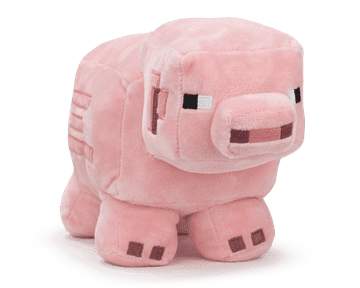 Barrado Minecraft – Pink Pig plišasta igrača 30 cm