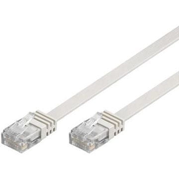 DELTACO DELTACO U/UTP Cat6 patch kabel, raven, 3 m, 250 MHz, certificiran s strani Delta, LSZH, pozlačeni konektorji