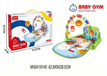 Alltoys Igralna podloga za dojenčke z interaktivnim klavirjem