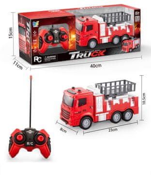 Alltoys Radijsko vodeno gasilsko vozilo z lučmi in zvokom