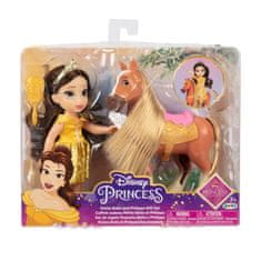 Alltoys Disneyjeva lutka princesa Zlatolaska/Belle s konjem Maximus/Philippe
