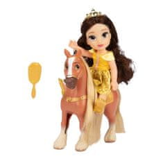 Alltoys Disneyjeva lutka princesa Zlatolaska/Belle s konjem Maximus/Philippe
