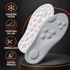 SOLFIT® Ortopedski vložki z masažnimi točkami | Siva 39-40