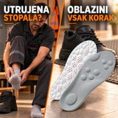 SOLFIT® Ortopedski vložki z masažnimi točkami | Siva 39-40
