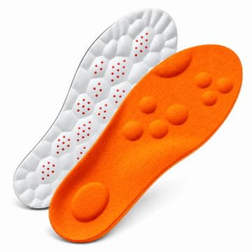 SOLFIT® Ortopedski vložki z masažnimi točkami | Oranžna