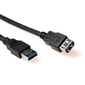 ACT SB3043 USB 3.0 A male to USB A female 2m črna SuperSpeed