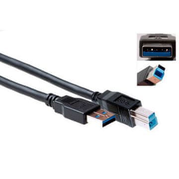 ACT SB3017 USB 3.0 A male to USB B male 1m SuperSpeed