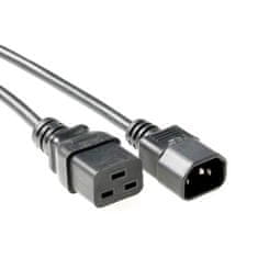 ACT Napajalni kabel AK5439 C14 (M) - C19 (F) kabel, 1 m, črna