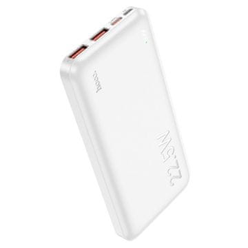 Hoco Powerbank Hoco 10000 mAh QC PD 3A 22,5 W J101, bela barva