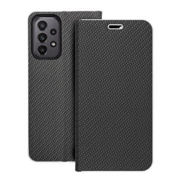 OEM Torbica LUNA Book Carbon za SAMSUNG A23 5G, črna