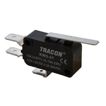 Tracon Electric Mikro končno stikalo z vzmetno ročico KW3-31