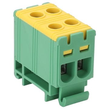 Tracon Electric Kompaktni konektor za zbiralke, zelen 1,5-16 mm2 FLEAL-16/2ZS