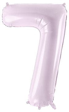 Folija balon številka 7 SEVEN vijoličen 72 cm