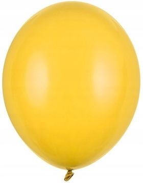 Pastelno rumeni rojstnodnevni baloni 12 cm 100 kosov.