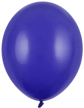 Pastelno modri rojstnodnevni baloni 12 cm 100 kosov.