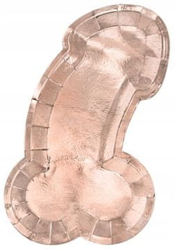 Ploščice Penis Forever, rožnato zlato, 26,5 x 15,5 cm