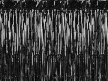 Zavesa za fotografije ČRNO ozadje za steno noč čarovnic silvestrovo 90x250 cm
