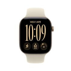 Watch Series 12 pametna ura, GPS, 42mm, alu. ohišje, Light Gold, Sport Band - S/M, bež (mjed4wf/a)