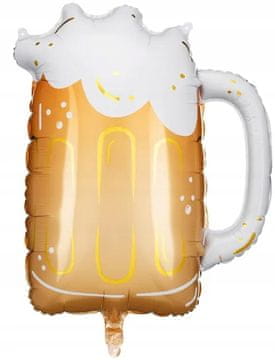 PIVSKI folijski balon vrček za pivo rojstnodnevna zabava fantovščina Oktoberfest 66x54cm