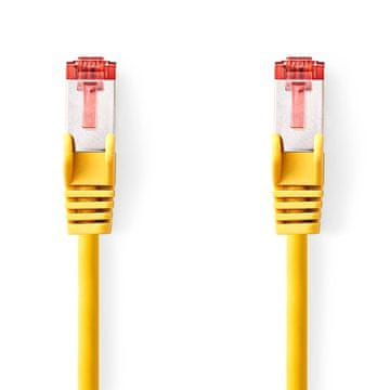 Nedis Omrežni kabel CAT6 | RJ45 moški | RJ45 moški | S/FTP | 1,00 m | Okrogla | LSZH | Rumena | Oznaka