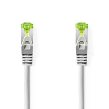 Nedis omrežni kabel CAT7 | S/FTP | RJ45 moški | RJ45 moški | 3,00 m | Brez oprijema | Okrogla | LSZH | Siva | Oznaka