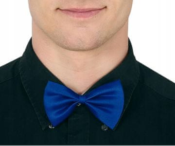 MODRI ELEGANTNI KOSTIMU GANGSTERJA Z METULJČKOM