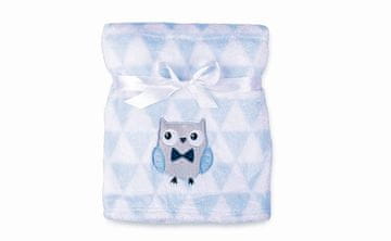 BabyMatex Odeja z vezenjem 75x100 RICCO Owl