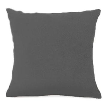 Dekorativna prevleka za vzglavnik 40x40 CASHMERE TOUCH mehka temno siva