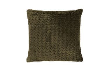 Dekorativna prevleka za vzglavnik 40x40 ZIG-ZAG Minky Wave rjava