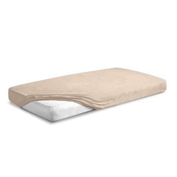 Frotirni nastavljivi list 110/120x190/200 PREMIUM bež