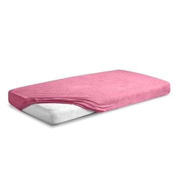 Frotirni nastavljivi list 130/140x190/200 PREMIUM roza