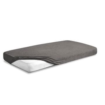Frotirni nastavljivi list 150/160x190/200 PREMIUM temno siv