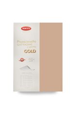 Satenasta rjuha z elastiko ZLATA 150/160x190/200x25 bež