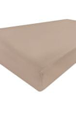 Satenasta rjuha z elastiko ZLATA 150/160x190/200x25 bež