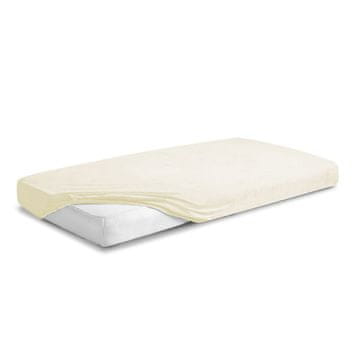 BabyMatex Frotirna rjuha z elastiko CLASSIC 60x120x10 krem