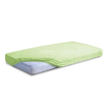 BabyMatex Frotirna rjuha z elastiko CLASSIC 70x140x10 zelena